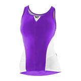 Giordana Silverline Tank Top with Shelf Bra Caractere Purple / White