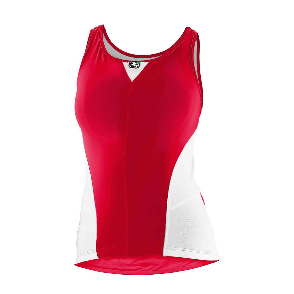 Giordana Silverline Tank Top with Shelf Bra Diva Pink / White