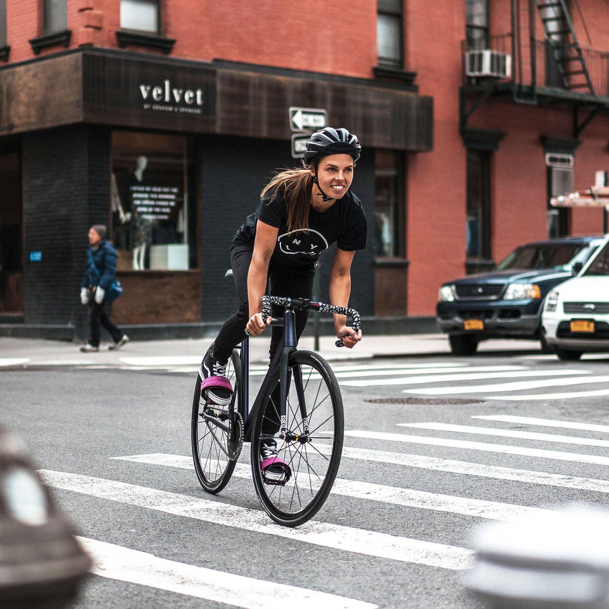 Giordana x Knowlita New York Smiley T-Shirt - Black