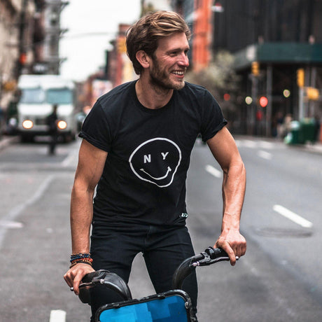 Giordana x Knowlita New York Smiley T-Shirt - Black