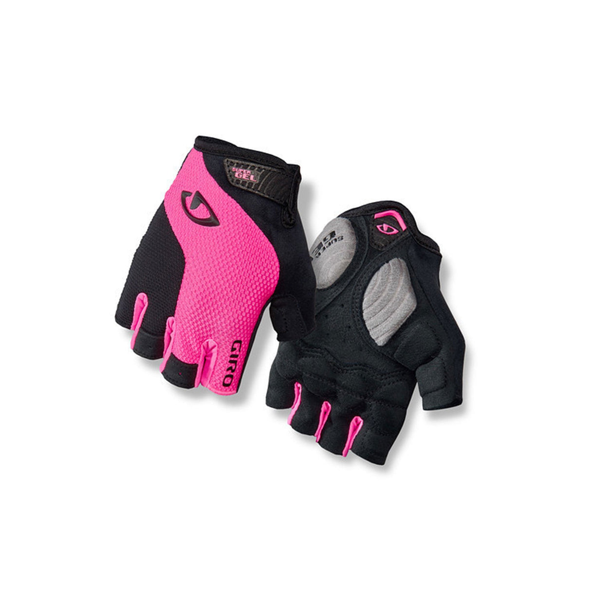 Giro Strada Massa Supergel Gloves Womens Bright Pink