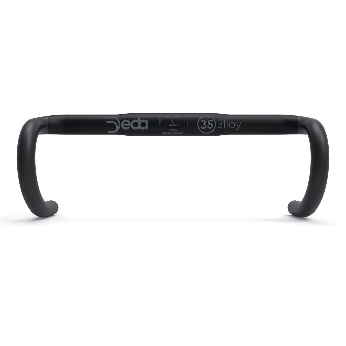 Deda M35 Handlebar Polish on Black