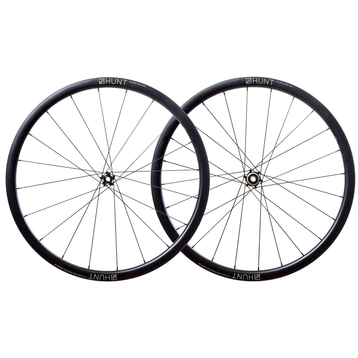 Hunt 34 Aero Wide Disc Wheelset Black