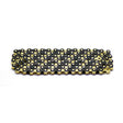 Izumi Jet Black Track Chain Gold / Black