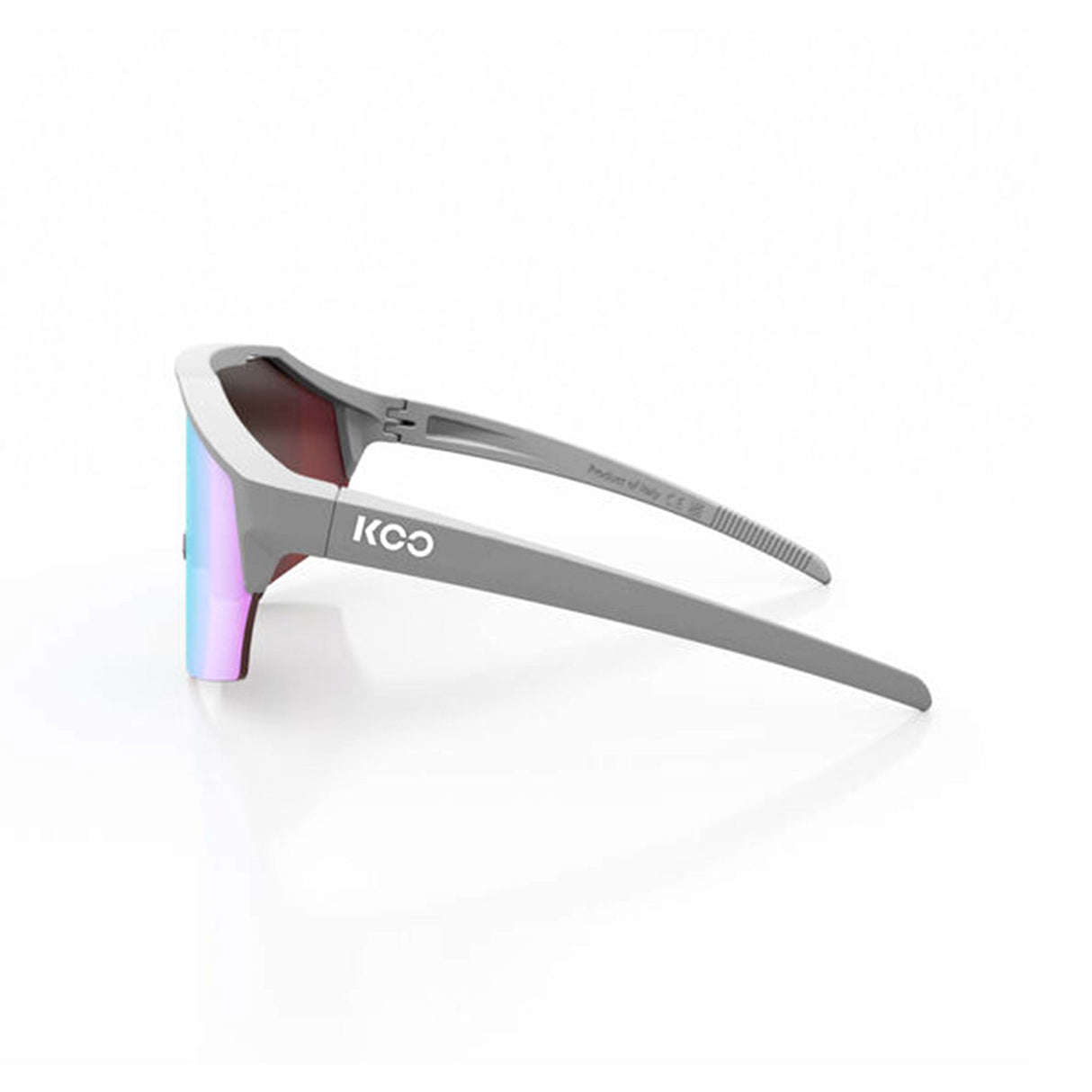 KOO Alibi Glasses Grey Matte / Turquoise