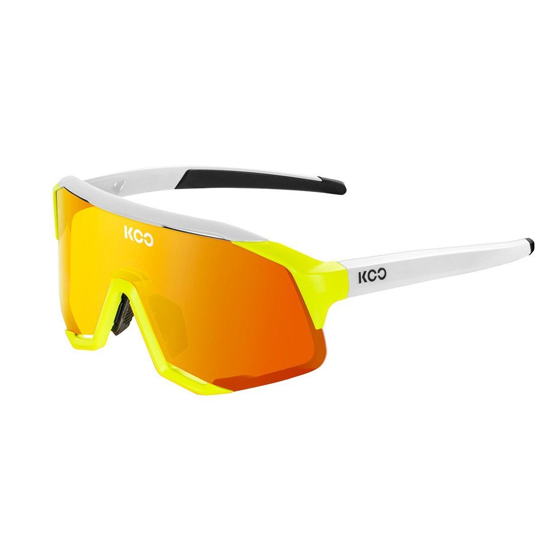 KOO Demos Glasses Yellow Fluo White - Red