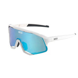 KOO Demos Glasses White - Turquoise