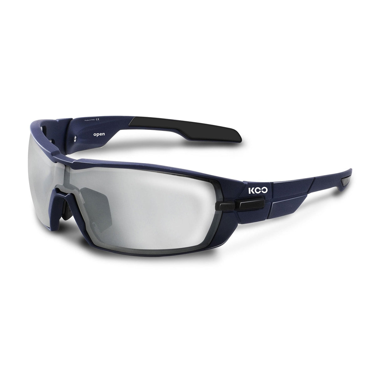 KOO Open Glasses Blue Matte - Smoke Mirror