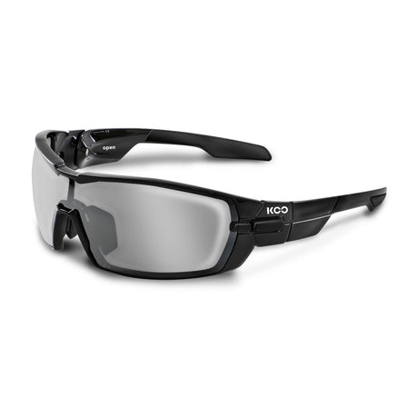 KOO Open Glasses Black - Smoke Mirror