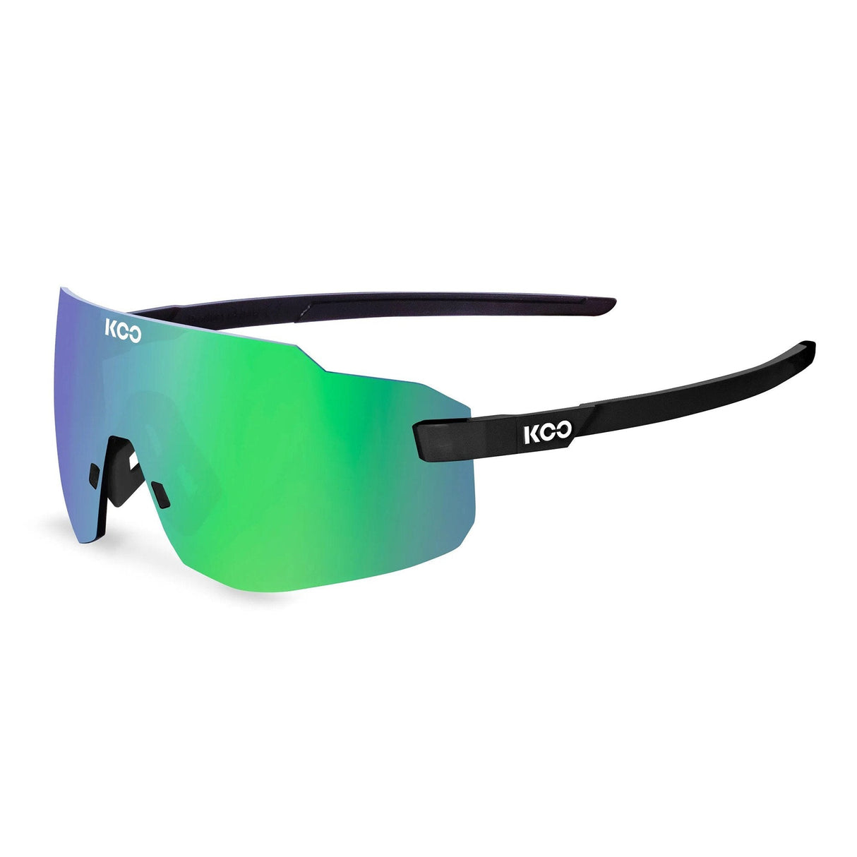 KOO Supernova Glasses Black Matte - Green