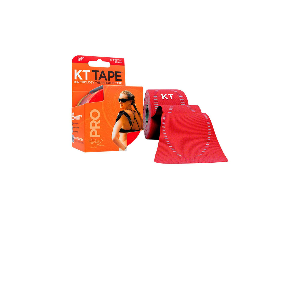 KT Tape Pro Kniesiology Therapeutic Body tape Red