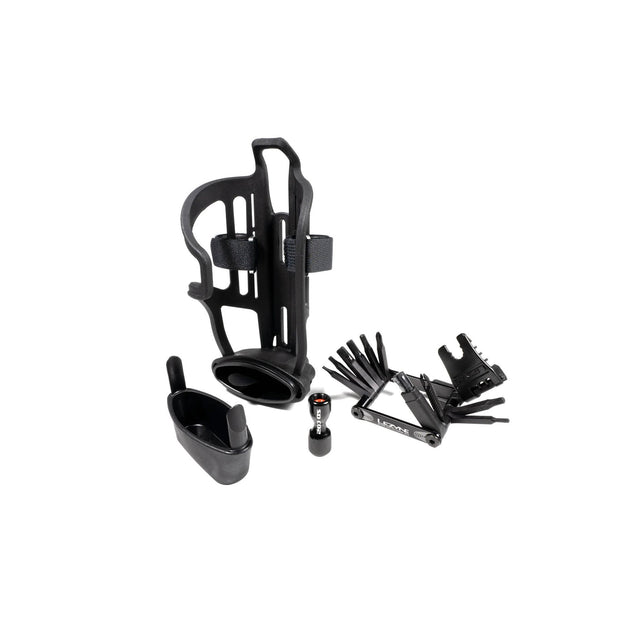 Lezyne Flow Storage bottle Loaded w/o CO2 Cartridges Black