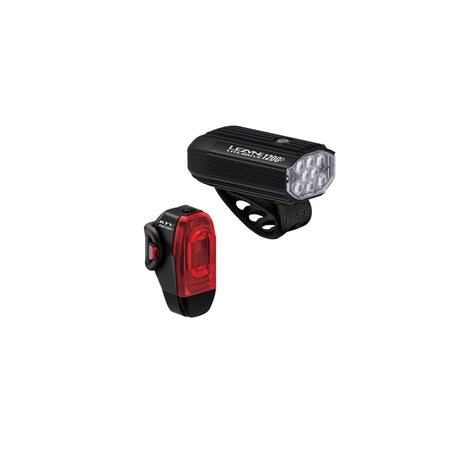Lezyne Lite Drive 1200+ / KTV Drive Pro+ Pair Satin Black / Black
