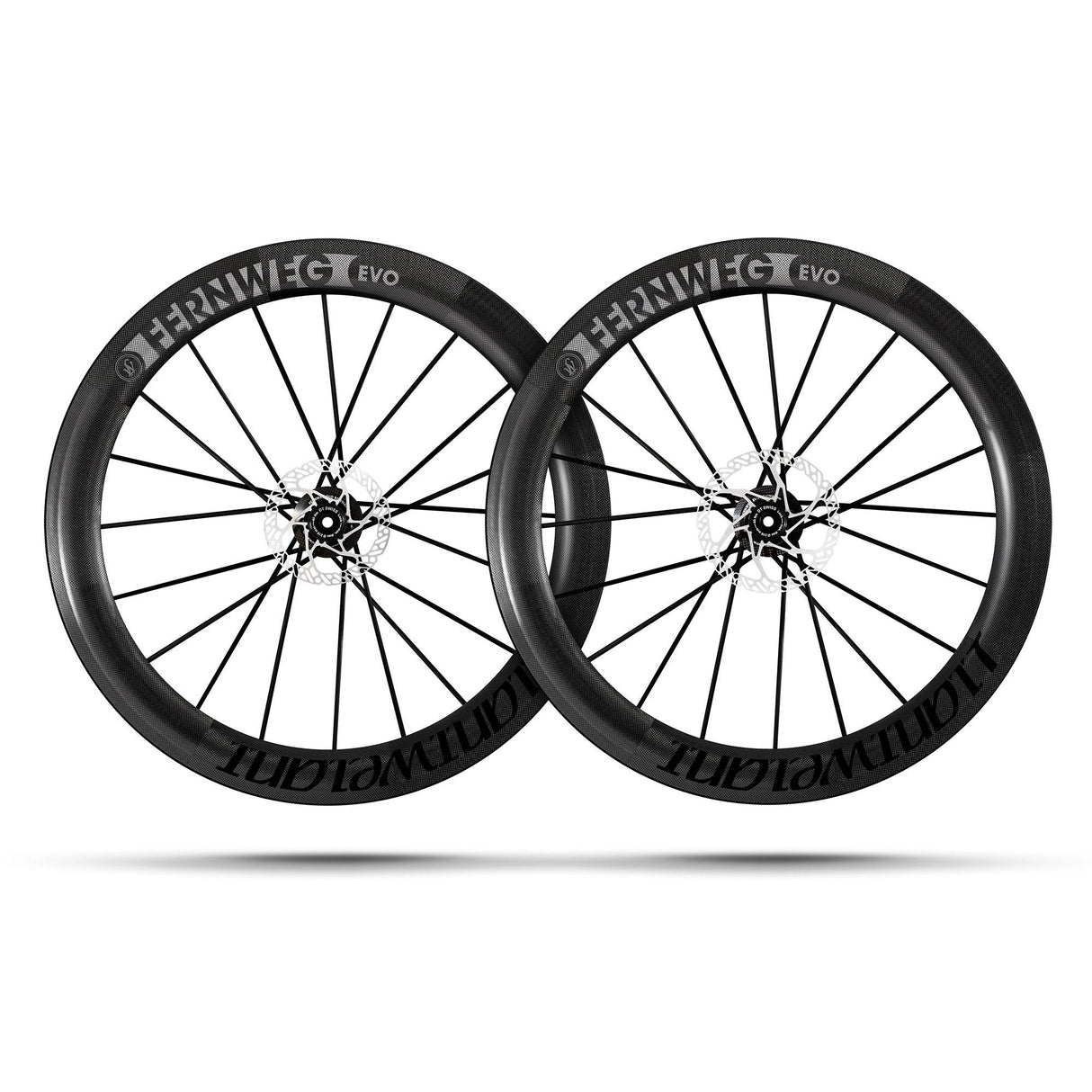 Lightweight Fernweg 63 EVO Disc Black Tubeless Wheelset Black
