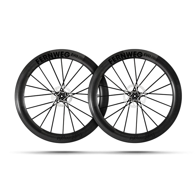 Lightweight Fernweg 63 EVO Pro Disc Wheelset Black