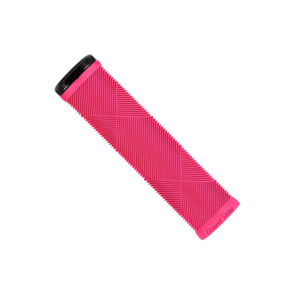Lizard Skins Single - Sided Lock - On Strata Grips Neon Pink