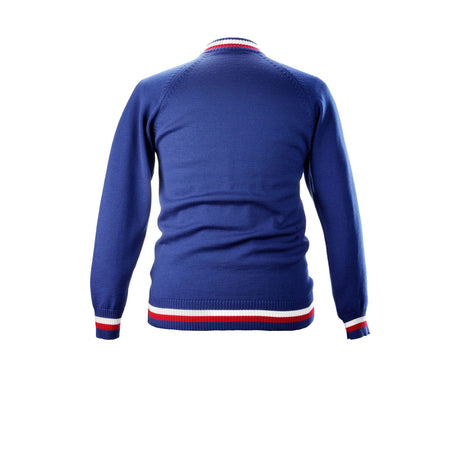 Magliamo Brooklyn Merino Wool Track Top Blue