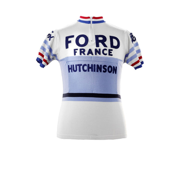 Magliamo Ford France 1966 Short Sleeve Jersey White / Light Blue