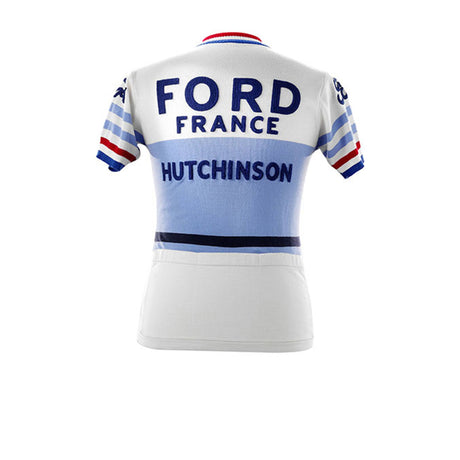 Magliamo Ford France 1966 Short Sleeve Jersey White / Light Blue