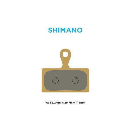 MTX Gold Label HD Disc Brake Pads Shimano XTR/XT/SLX 2 - Piston