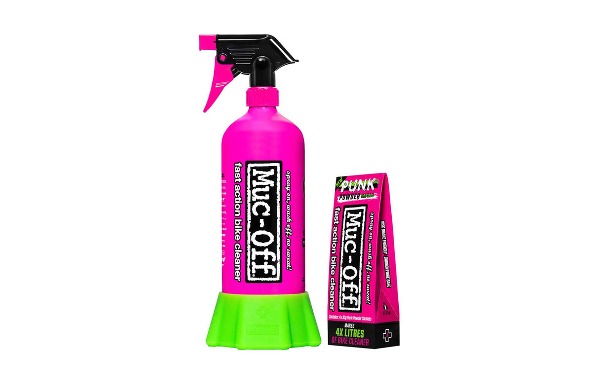 Muc - Off Punk Powder 4 - Pack Bottle for Life Bundle