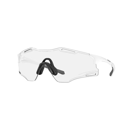 Oakley CYBR Zero Glasses Matte White / Clear to Black Photochromic