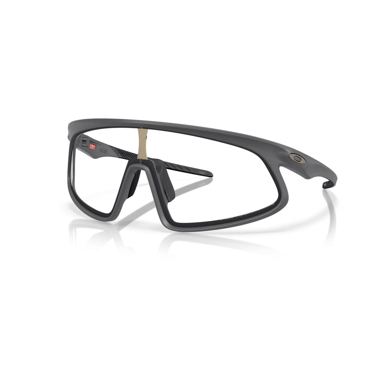 Oakley RSLV Glasses Matte Carbon / Clear to Black Photochromic