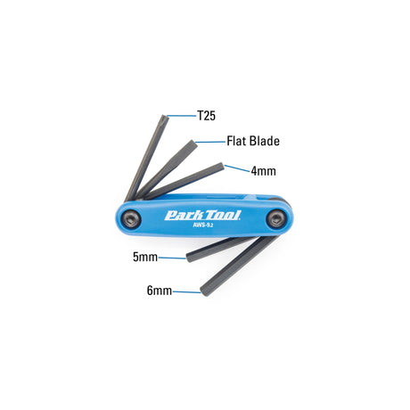 Park Tool Fold Up Hex Wrench Set - AWS - 9.2