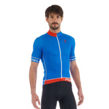 Pinarello Nani Tour Short Sleeve Jersey Blue / Red / Silver