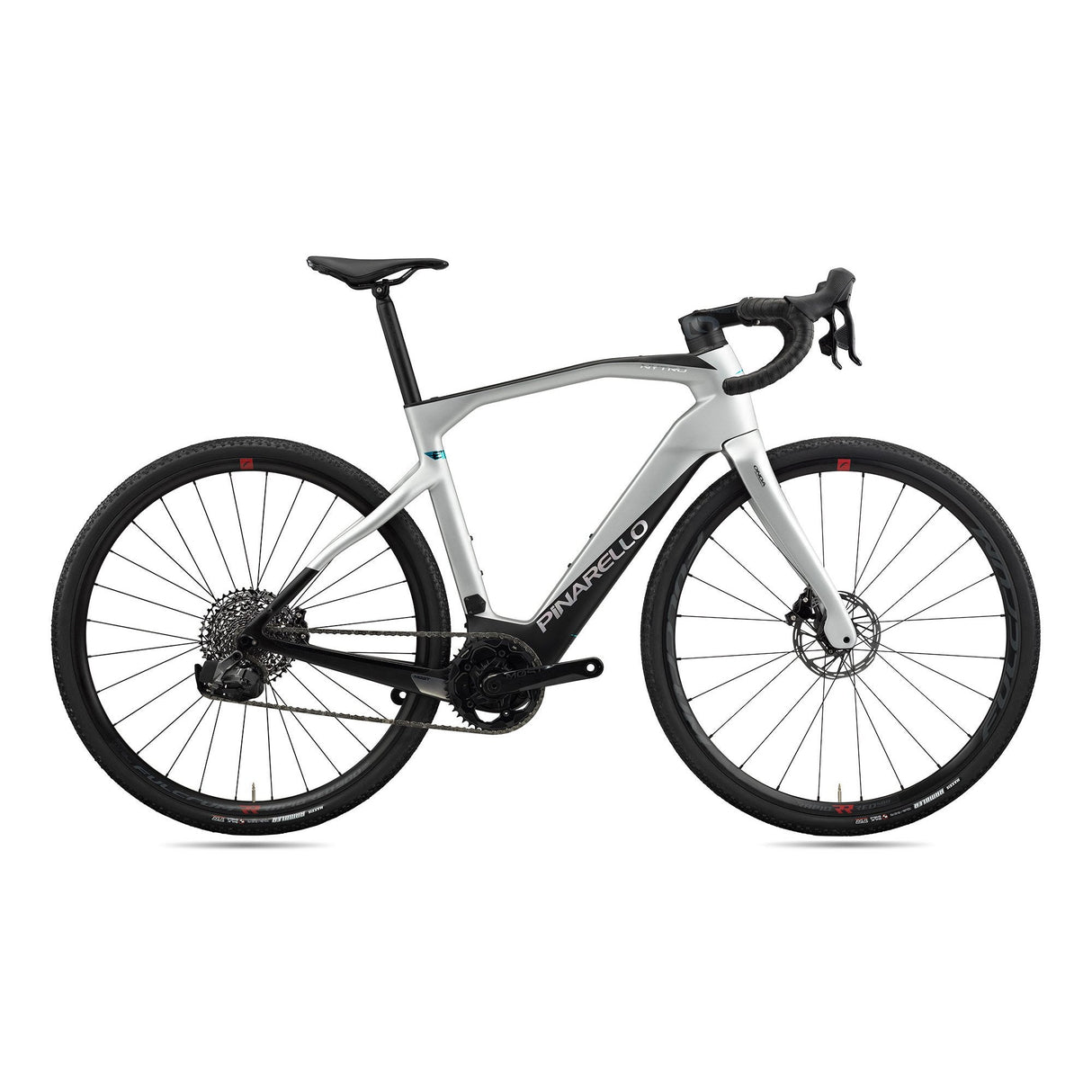 Pinarello Nytro Gravel E5 Disc Rival AXS Bike D331 Saturn Silver