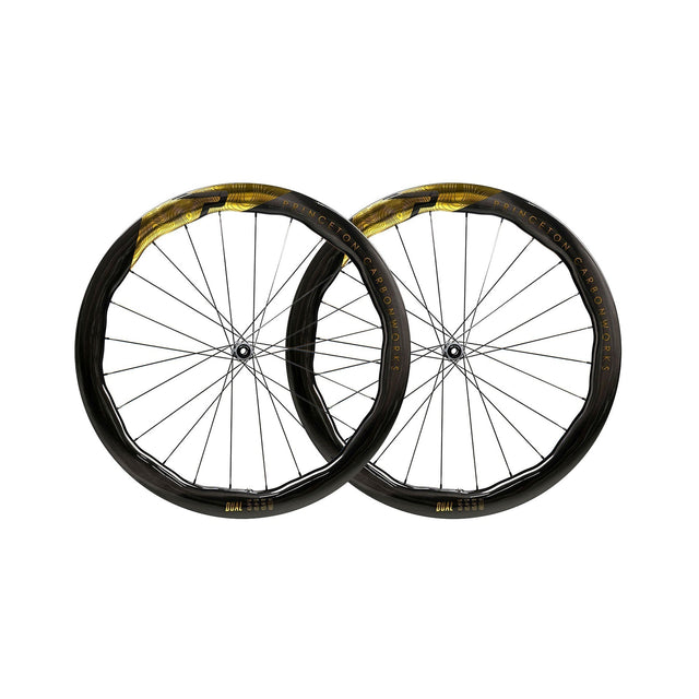 Princeton Dual 5550 EVO Disc Brake Wheelset w/Tactic TR01 Hubs Gold