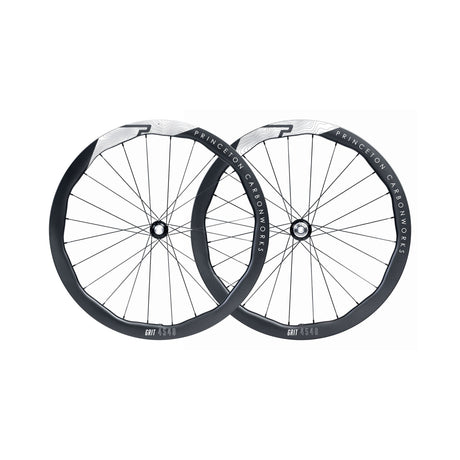 Princeton Grit 4540 EVO Disc Brake Wheelset w/Tactic TR01 Hubs Matte White