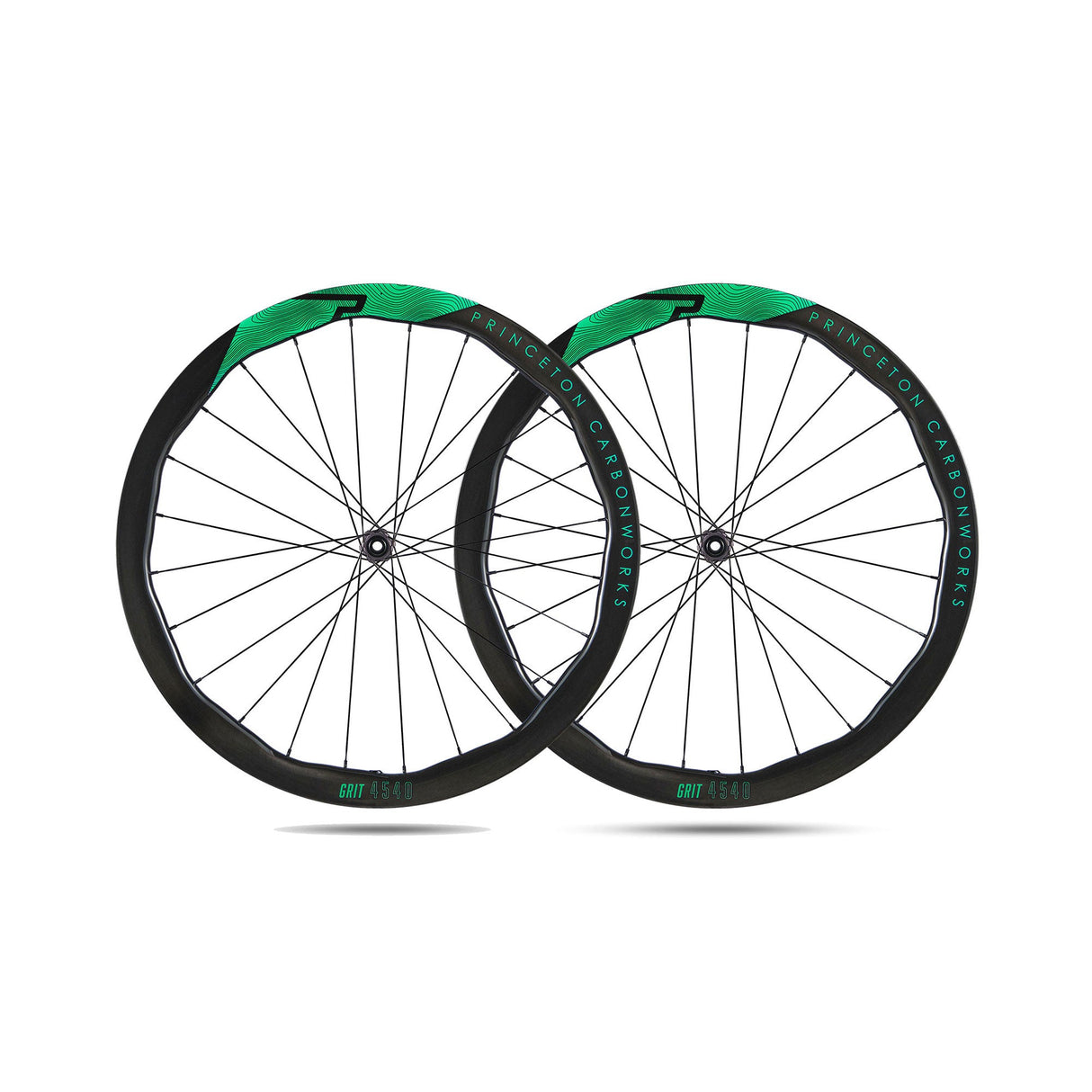 Princeton Grit 4540 EVO Disc Brake Wheelset w/White Industries Hubs Gloss Ivy