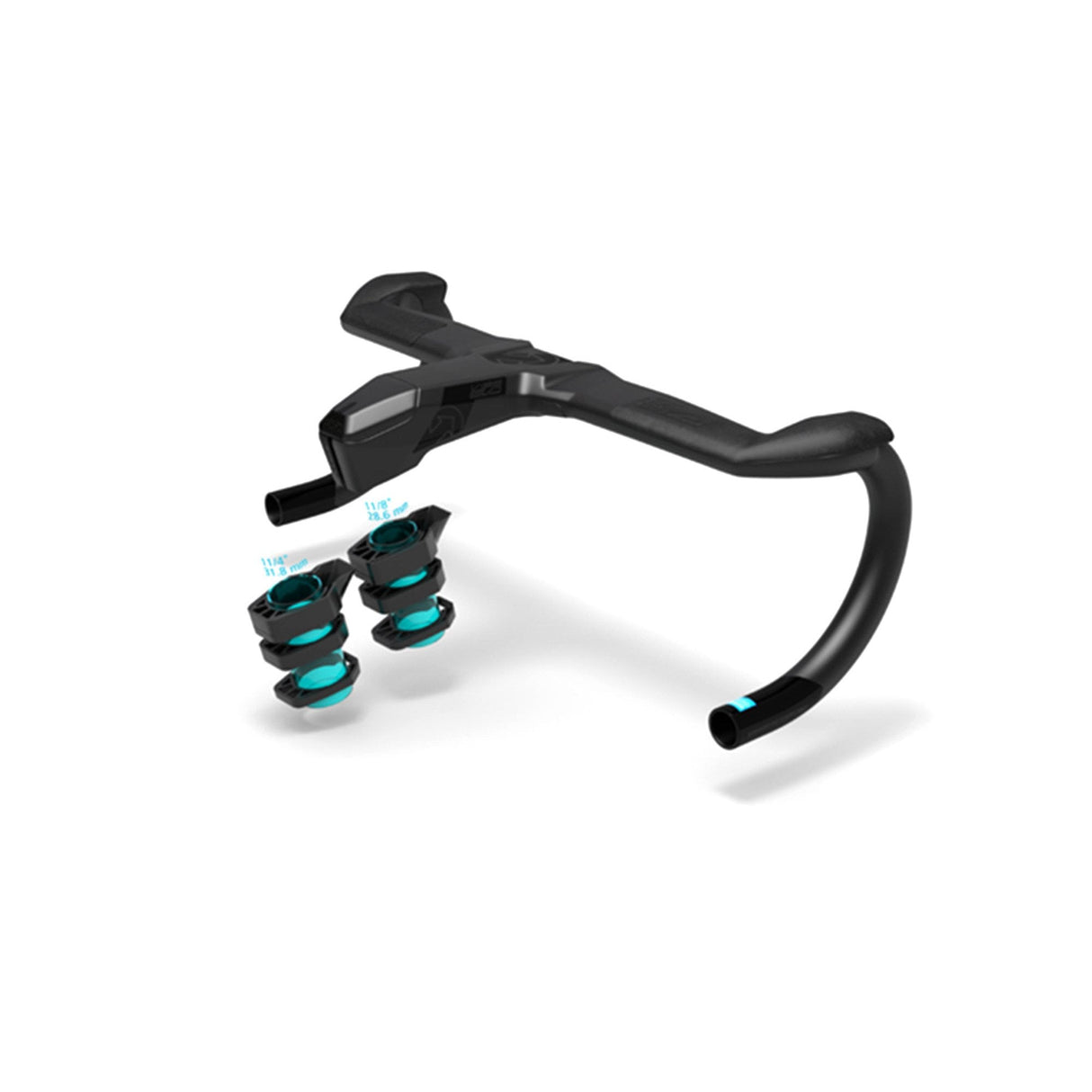 Pro Vibe EVO Carbon Bar/Stem with Headset Spacer Set Black