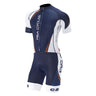 R&A Cycles Evolution Bib Short Blue / White