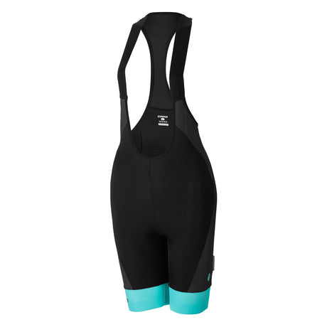 R&A Cycles ICONIC Bib Short Womens Black / Celeste