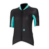 R&A Cycles ICONIC Short Sleeve Jersey Womens Black / Celeste
