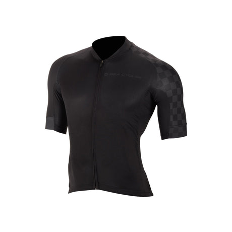 R&A Cycles Night Rider Short Sleeve Jersey Mens Black