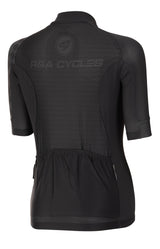 R&A Cycles Night Rider Short Sleeve Jersey Womens Black