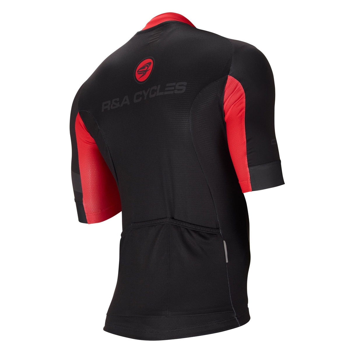R&A Cycles Signature Short Sleeve Jersey Mens Black / Red