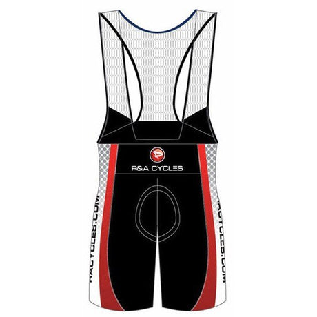 R&A Cycles Team Bib Short Black / Red