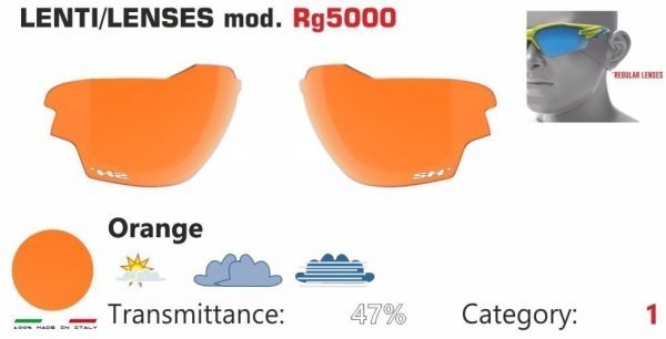 SH+ Sunglasses RG 5000 Replacement Lens - Orange (Amber)