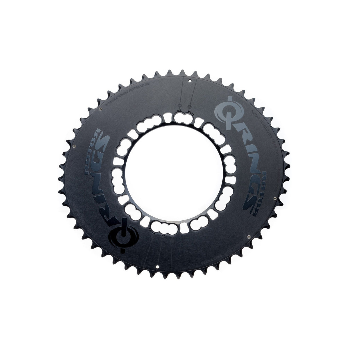 Rotor Q - Ring Aero Black Edition Outer Chainring 110bcd