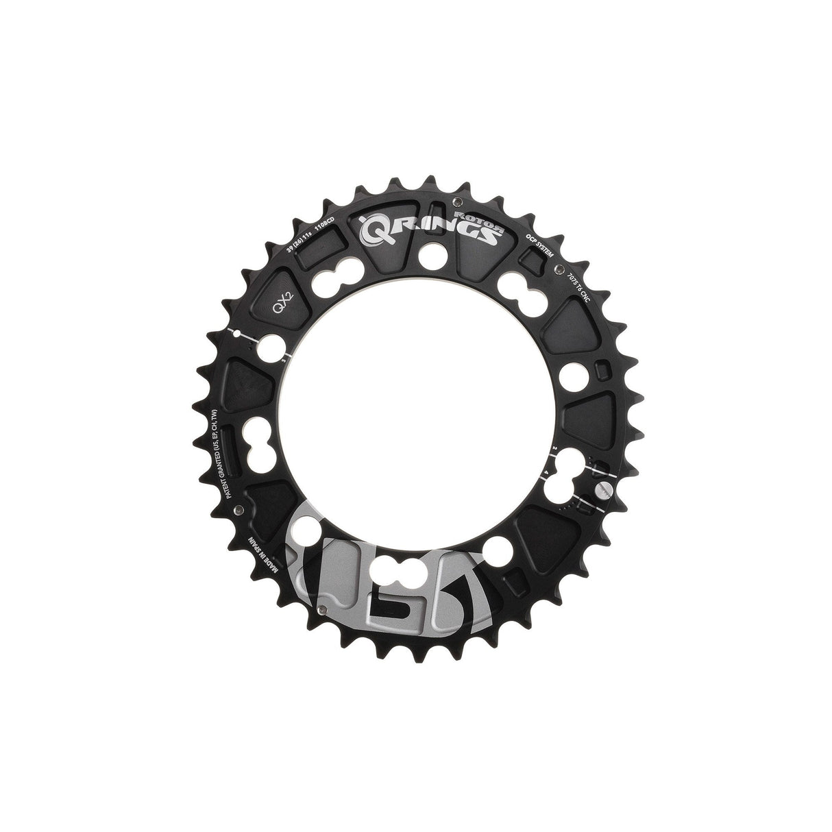 Rotor QX2 110/74 Outer Chainring 110bcd