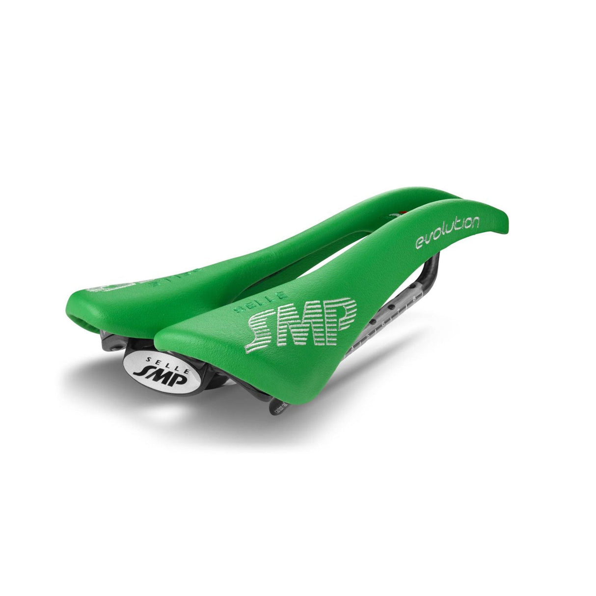 Selle SMP Evolution Carbon Rail Saddle Green Italia