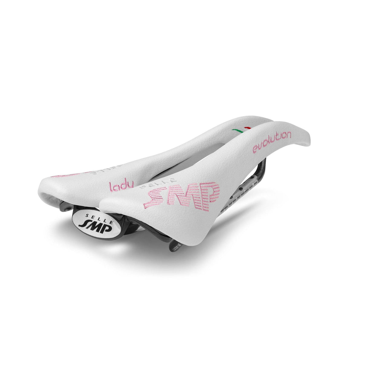 Selle SMP Evolution Lady Carbon Rail Saddle White