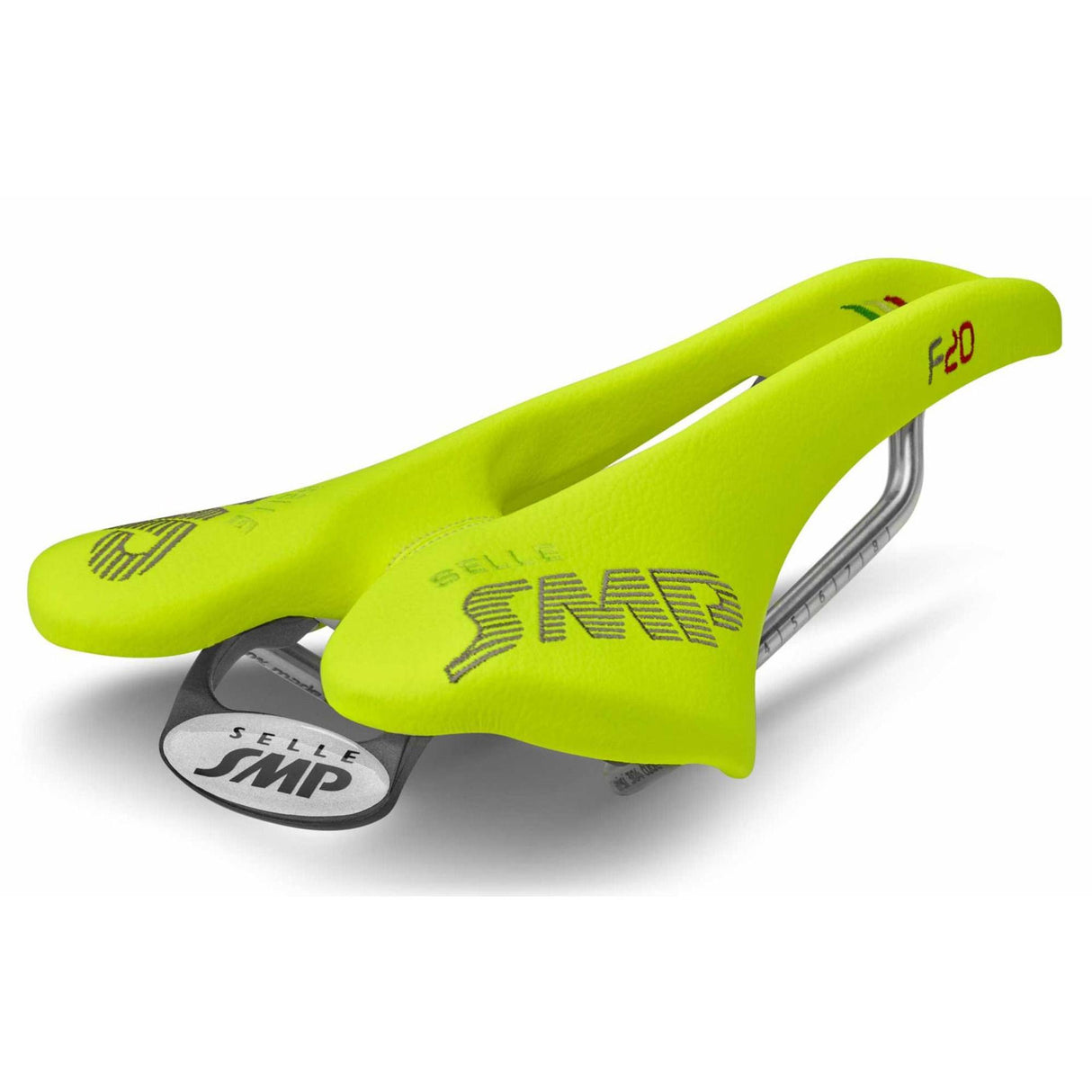 Selle SMP F20 Saddle Yellow Fluo