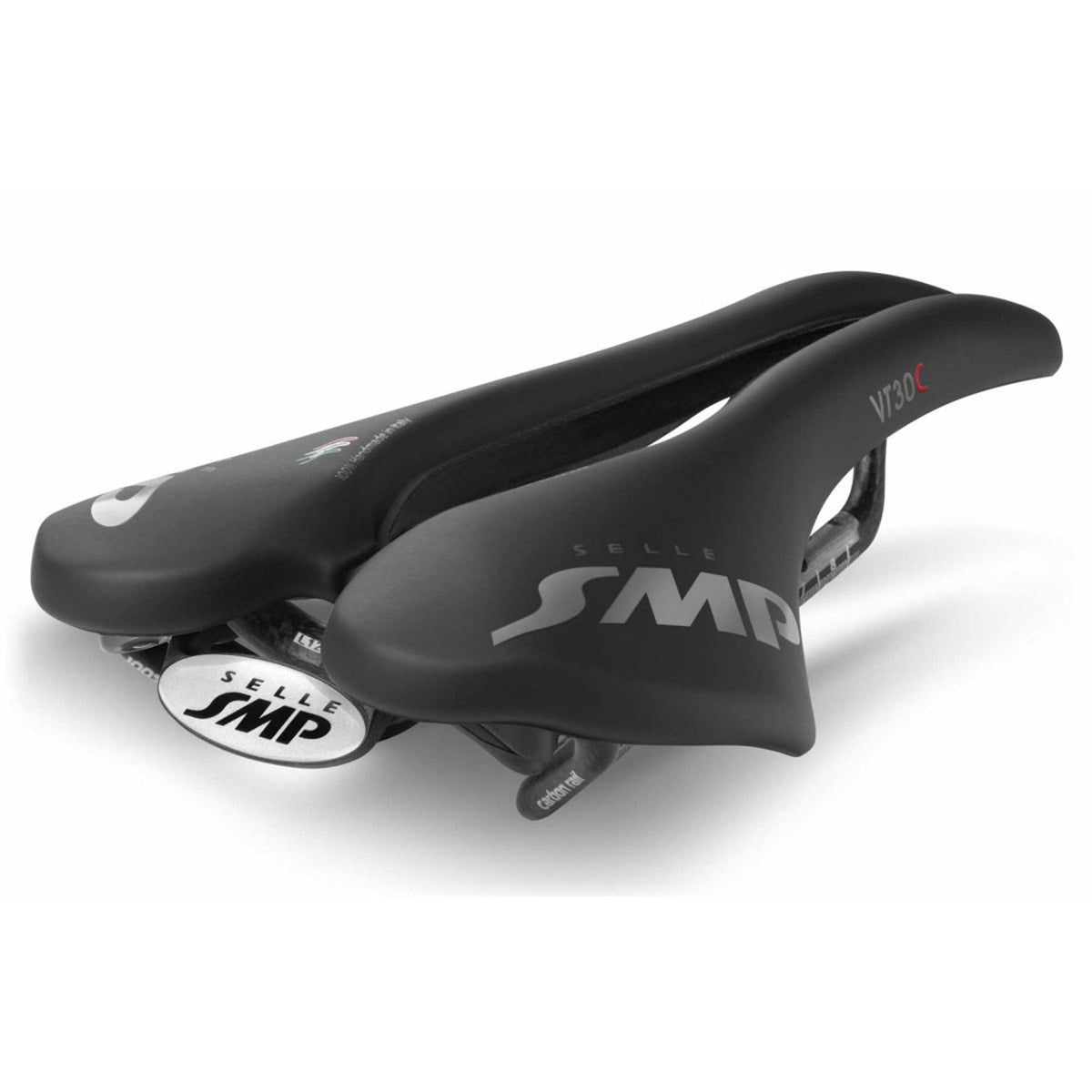 Selle SMP VT30 – 283 X 155 Mm, Noire, Modèle 4BIKE, Confort Et Ergonomie Pour Vélo De Route Ou VTT