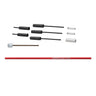 Shimano Dura - Ace 9000 Polymer Coated Road Shift Cable Set Red