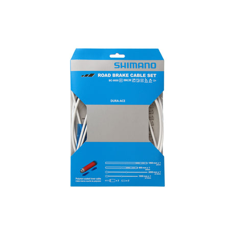Shimano Dura - Ace BC - 9000 Polymer Coated Road Brake Cable Set White